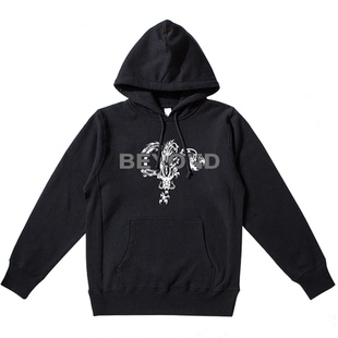 beyond 摇滚纯棉卫衣 黄家驹春秋牌连帽卫衣