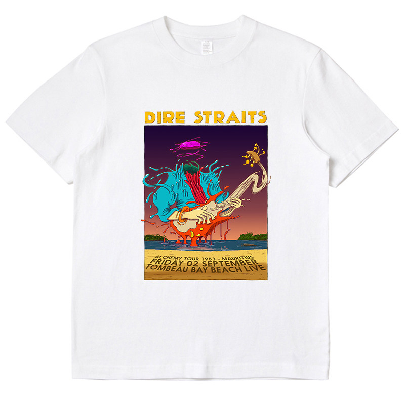 Direstraits短袖T恤纯棉宽松