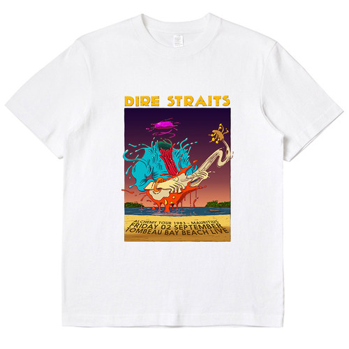 Direstraits短袖T恤纯棉宽松