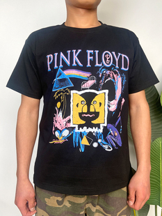 PINK FLOYD The Division Bell 平克弗洛伊德摇滚乐队印花T恤短袖