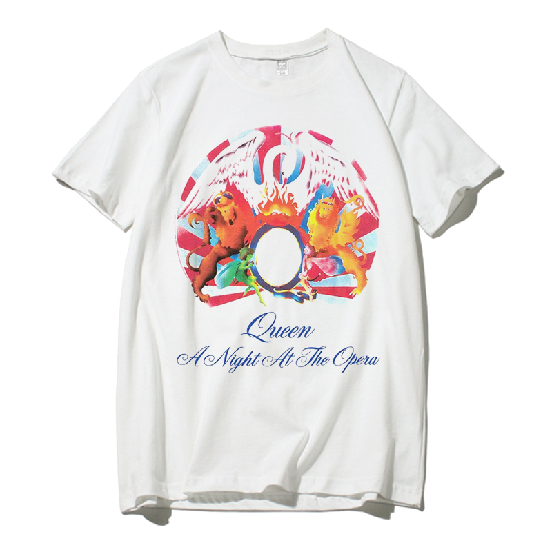 queen皇后乐队印花短袖T恤夏
