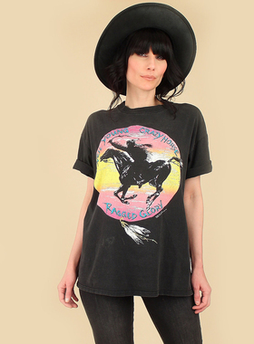 Crazy Horse& Neil Young VintageT恤短袖 Ragged Glory Tour1991