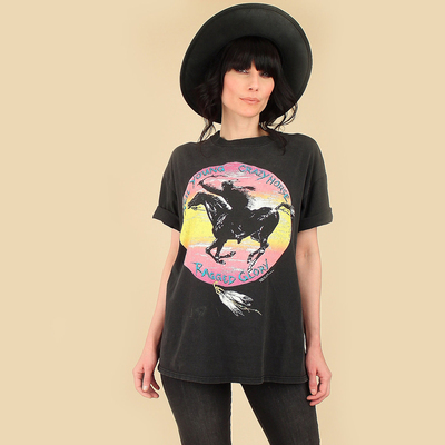 NeilYoungCrazyHorse印花T恤