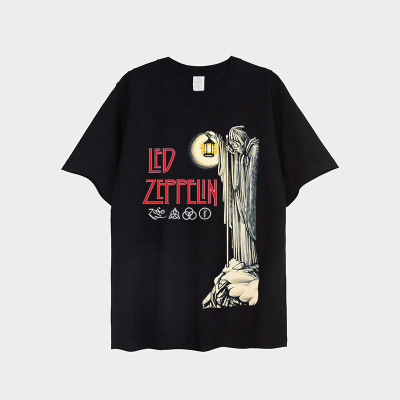 LedZeppelin齐柏林飞艇短袖T恤