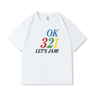 Bebop 321 Let 星际牛仔Cowboy Jam Shirt纯棉印花T恤短袖