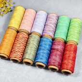 十二月份0.3mm星空蜡线国风新色手绳手镯编织线一卷约140米