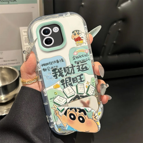 适用于vivoY600Turbo手机壳新款V2553A全包防摔好运小新保护套y600turbo可爱男女款泡芙壳卡通ins风的外壳