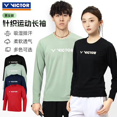 victor胜利男女款长袖T恤