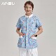 高端防静电 分体小褂牙科医护工作服长袖 南欧鱼月嫂护士服短袖 女款