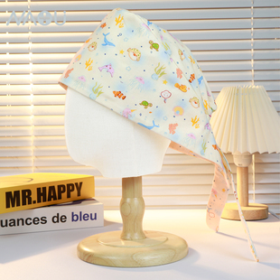 南欧鱼2026新款纯棉手术帽无檐帽医生葫芦帽宠物口腔医师工作帽女