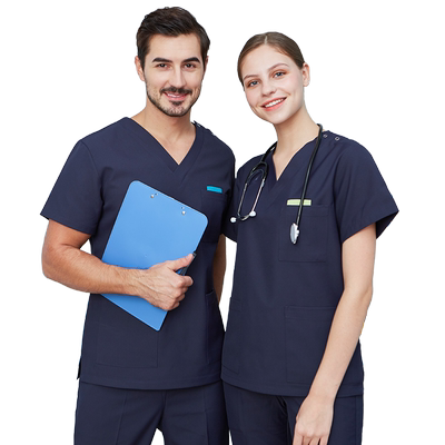 南欧鱼男女医生高端防静电洗手衣