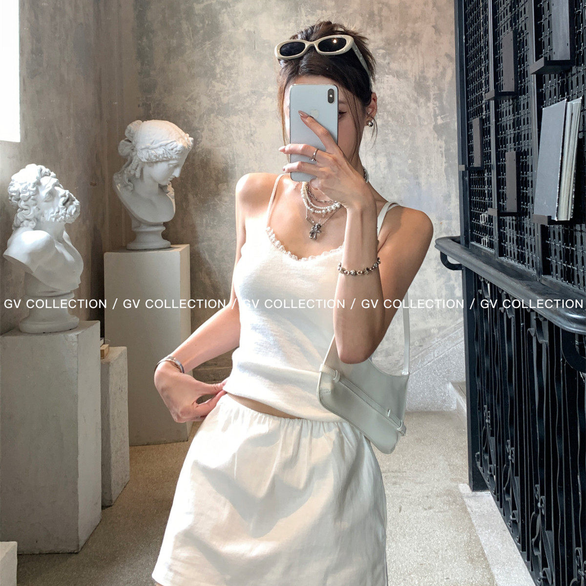 万能搭！棉麻防走光裙裤短裙夏季新款女半身裙遮肉显瘦