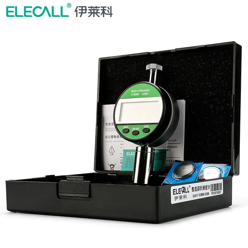 伊莱科(ELECALL)数显邵氏硬度计橡胶硬度计泡沫硬度计塑料硬度计L