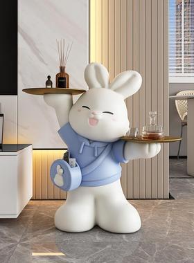 兔子存钱罐2025新款创意可爱只进不出储钱罐客厅大号落地大型摆件