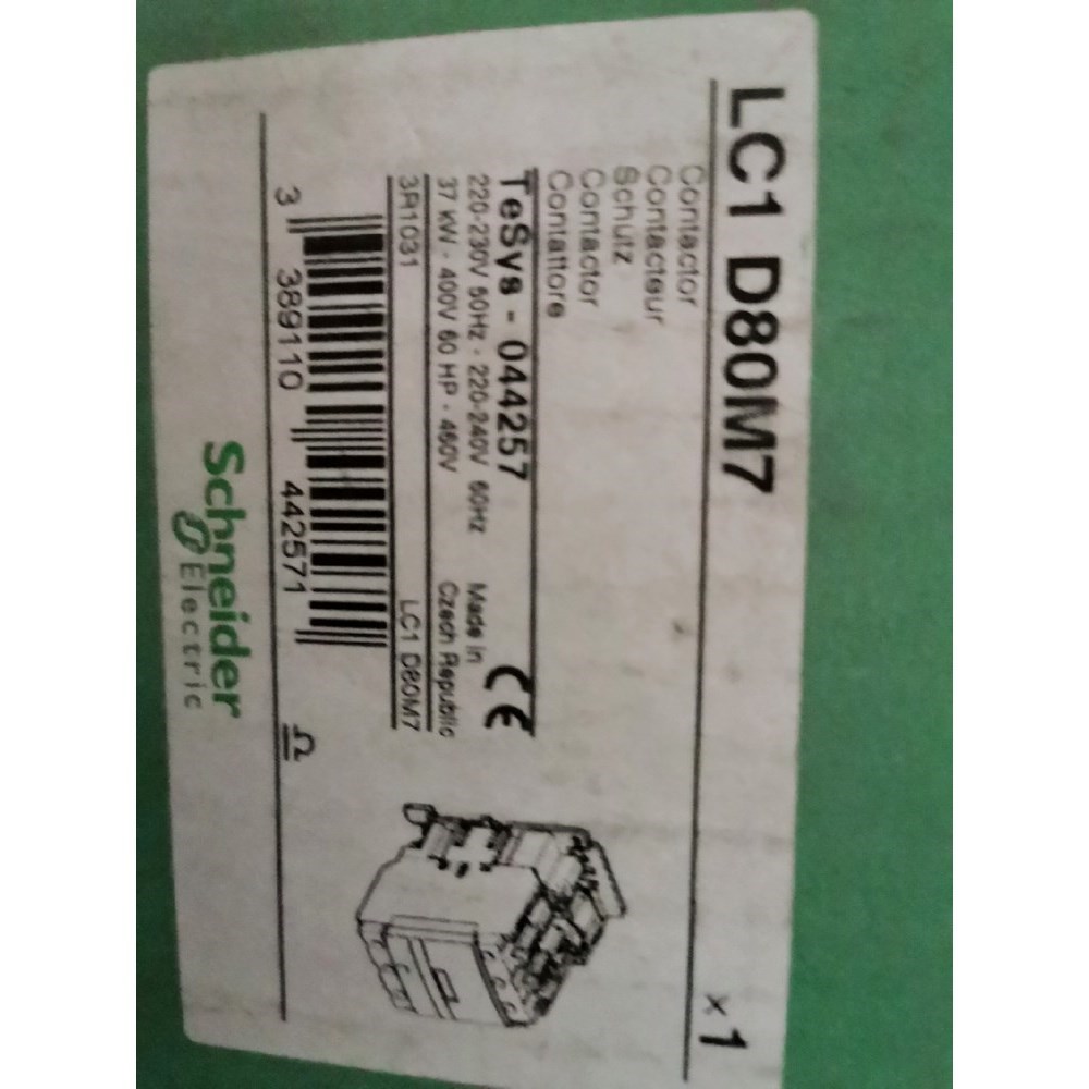 施耐德LC1D80M7原装现货 议价