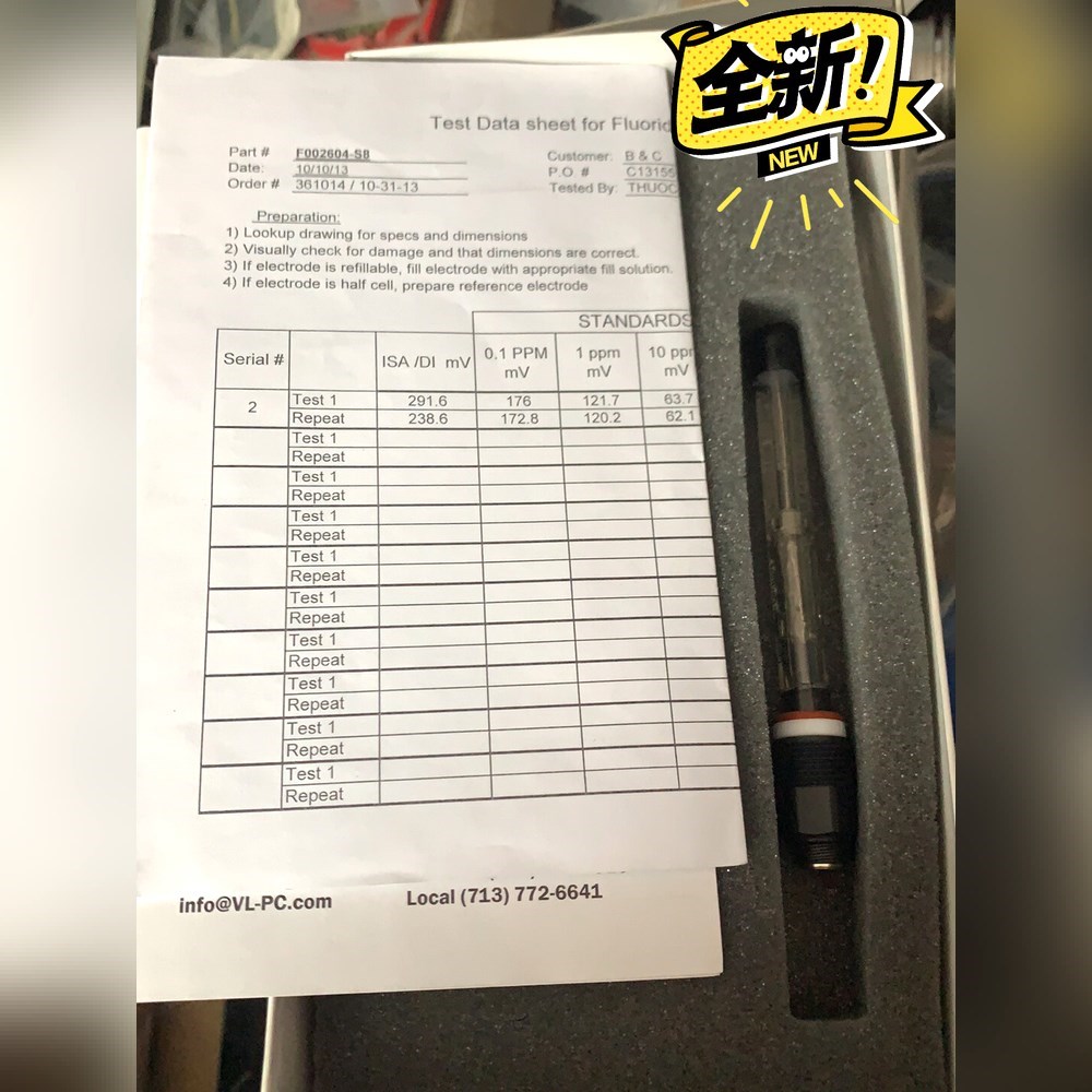 ELECTRODE F002604-S8 电极议价