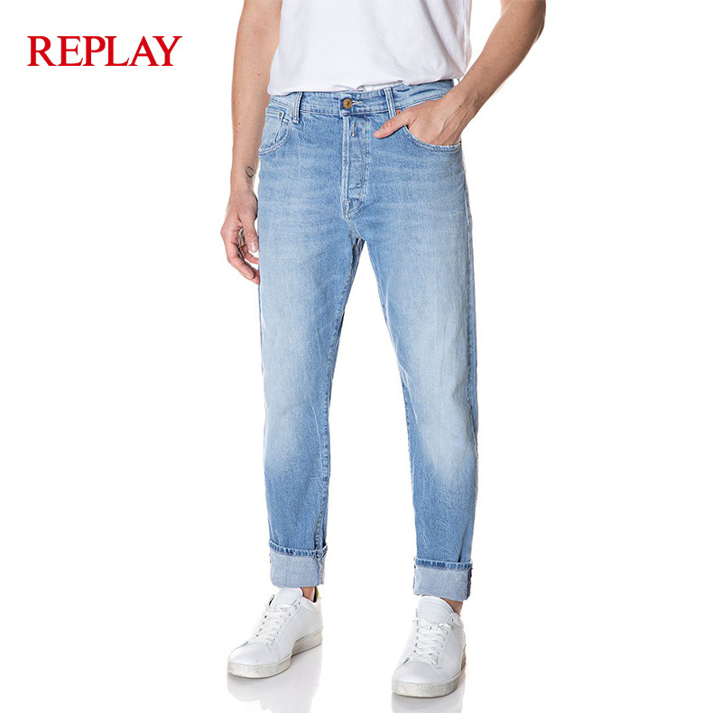 replay牛仔裤男士original系列tinmar锥形版型经典