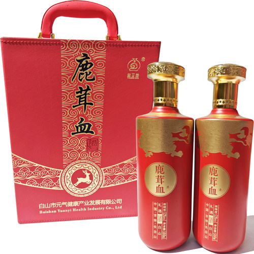 益正堂52°鹿茸血酒500ml*2瓶