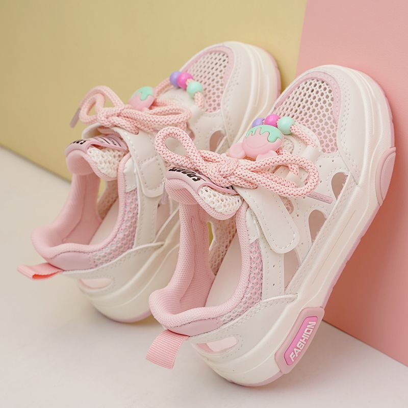 蜡比小星女童夏季网面运动凉鞋