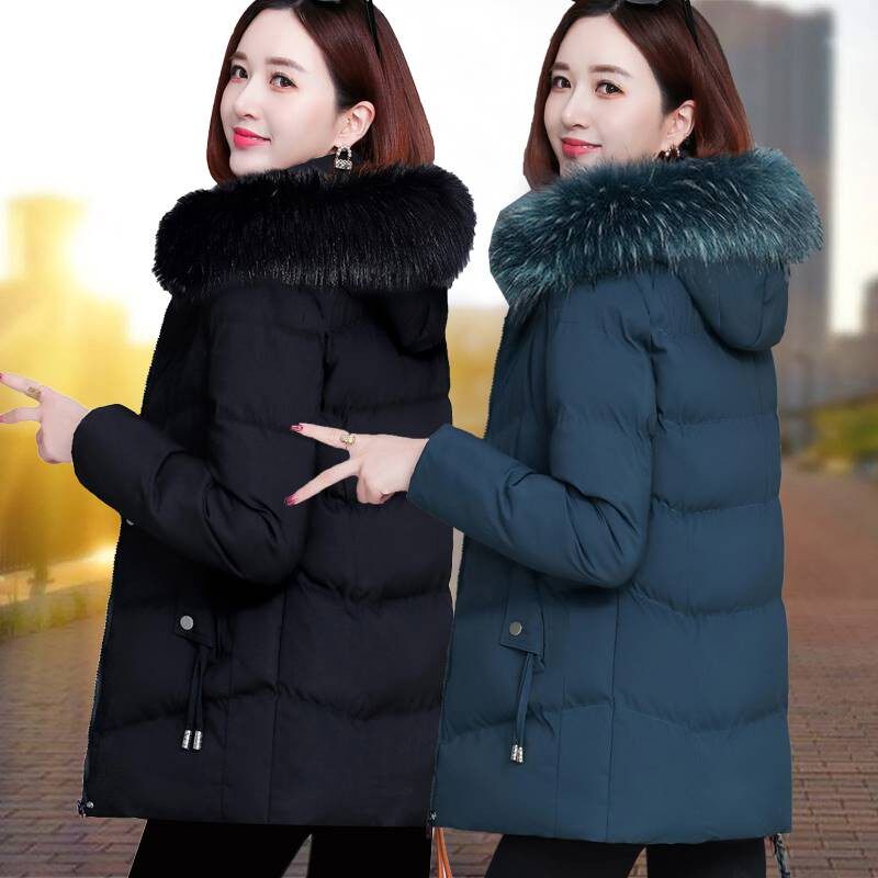 棉袄外套羽绒棉服女短款2025年冬装新款中年妈妈装中长款加厚棉衣