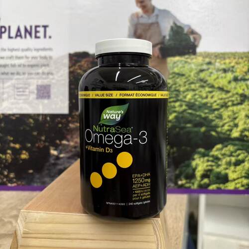 NutraSea鱼油甘油三脂冷萃取