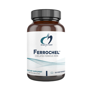 Designs For Health氨基酸螯合铁胶囊Ferrochel®120粒海外直邮