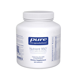 180粒日常营养补充直邮 950 pure营养素950无铜 铁和碘Nutrient