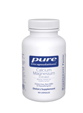 pure倍宜钙镁（柠檬酸盐）Calcium Magnesium (citrate)90粒直邮