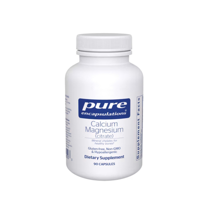 pure倍宜钙镁（柠檬酸盐）Calcium Magnesium (citrate)90粒直邮