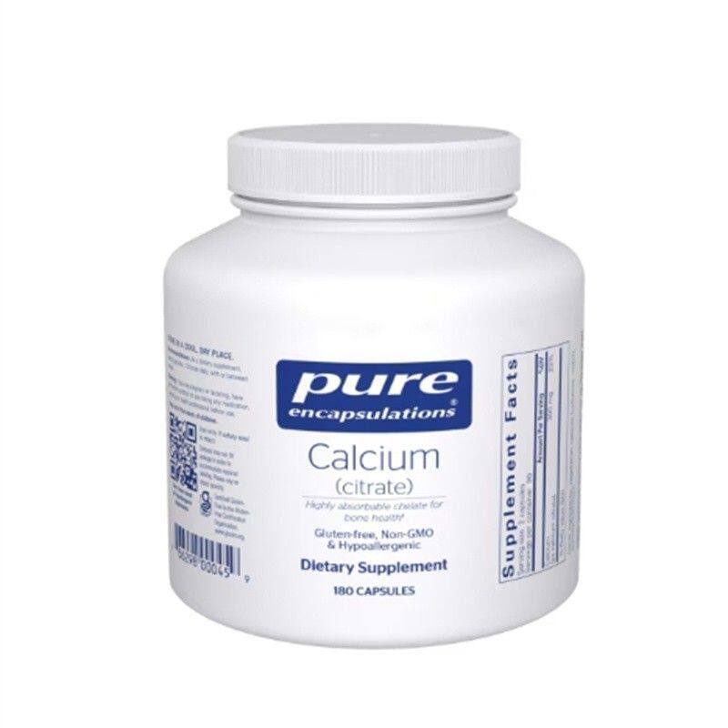 Pure 钙(柠檬酸盐) Calcium (Citrate) 180粒 海外直邮