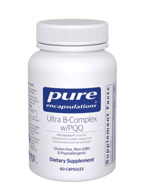 pure倍宜超B族复合物含PQQ Ultra B-Complex w/PQQ 60粒海外直邮