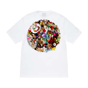【海神】Stussy 货号1904927 玩偶图案巡游短袖T恤tee男女