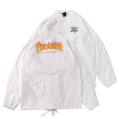 THRASHER美版四色火焰夹克