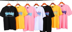 【海神】THRASHER 正品日版炫色火焰限定幽灵潮牌短袖T恤Tee 情侣