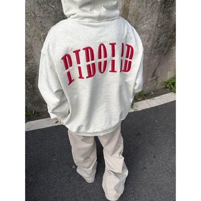 免费试穿~字母连帽春秋冬卫衣