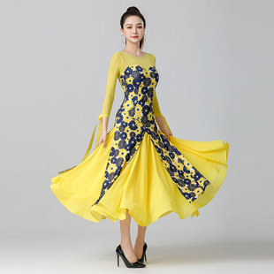 （清仓）418丹宝罗国标舞摩登舞连衣裙新款华尔兹舞裙品牌高端演