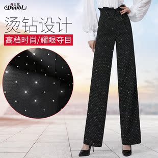 丹宝罗高级版拉丁舞裤烫钻摩登舞裤女舞厅跳舞闪耀品牌舞蹈裤K124