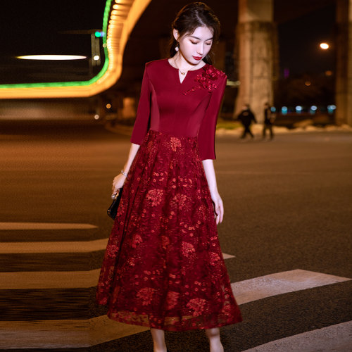 珍彤妈妈装晚礼服优雅高贵