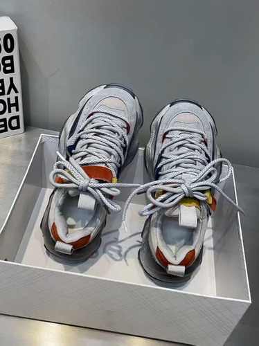 老爹鞋女ins超火复古做旧