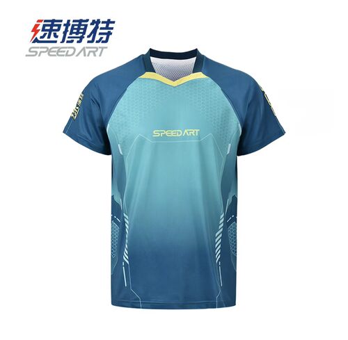 速搏特乒乓球服透气比赛速干运动服吸汗运动短袖轻薄乒乓球衣男女