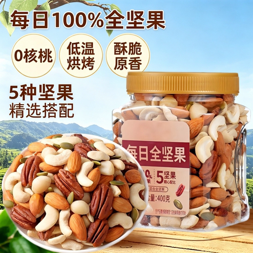 每日全坚果400g罐装无核桃款