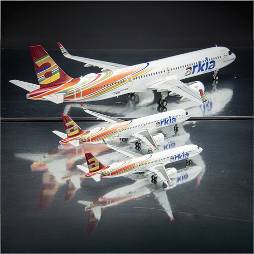 JCwings以色列Arkia航空空客A321neo飞机模型Herpa三比例可选