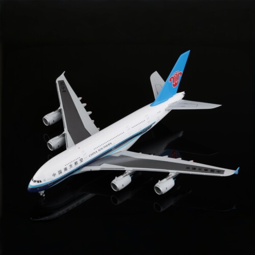 HX Model中国南方航空空客A380飞机模型合金收藏摆件1:400 B-6136