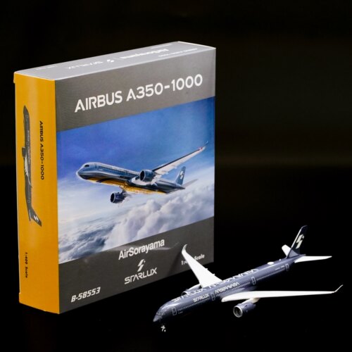 Phoenix 空客A350-1000 星宇航空空山基银飞机模型1:400合金收藏