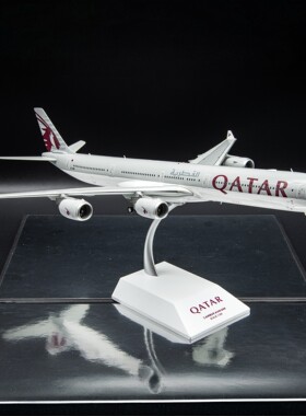 JCwings卡塔尔航空空客A340-600飞机模型1:200收藏级摆件A7-AGA