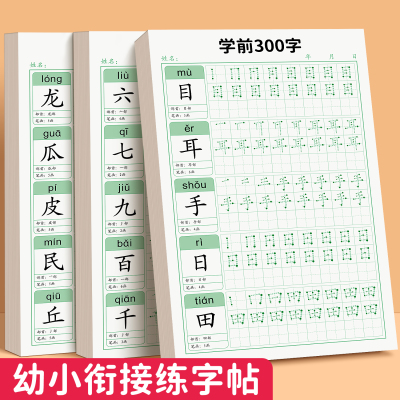 幼小衔接学前300字汉字练字帖