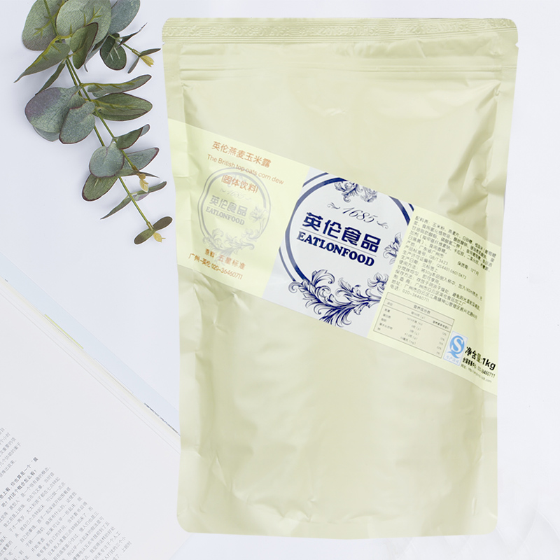 英伦燕麦玉米露1kg五谷速溶燕麦玉米粉冲饮奶茶店专用原料包邮