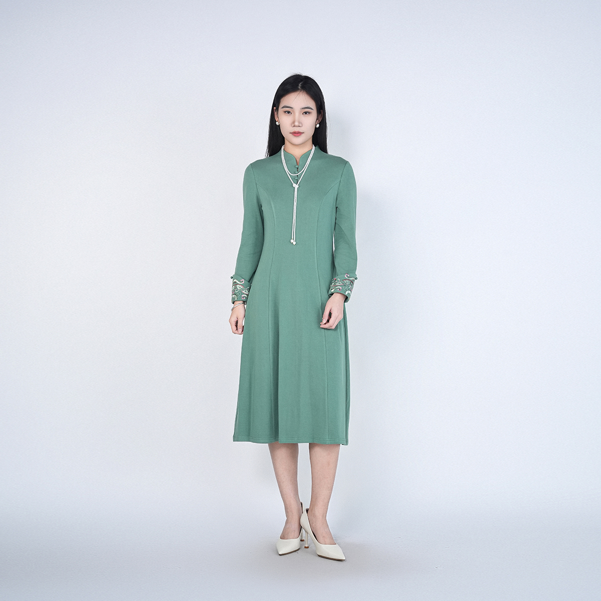 中国风棉质舒适百搭气质连衣裙