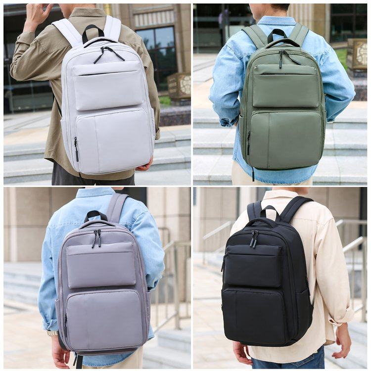 圣喜路双肩包商务休闲纯色质感背包大容量通勤旅行笔记本电脑背包,箱包皮具/热销女包/男包,双肩背包,淘宝优惠券,粉丝福利购,淘宝优惠卷