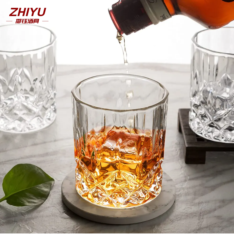 高级感威士忌杯个性复古古典